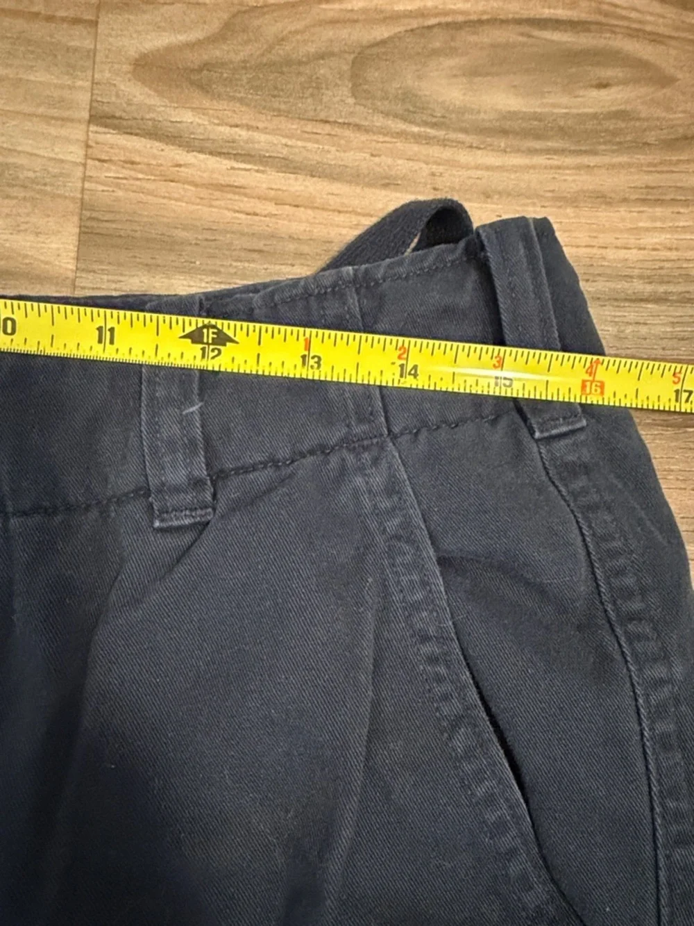 Abercrombie Fitch Cargo Shorts Men’s Sz 30 Chino Navy Cotton